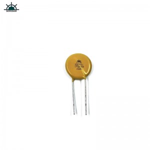 China ODM Componente electronice, galben MOV 20mm HVR20D681K Zinc Oxid Varistor pentru echipamente de alimentare cu energie electrică
